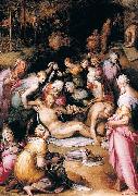 Naldini, Giovanni Battista Lamentation over the Dead Christ oil painting artist